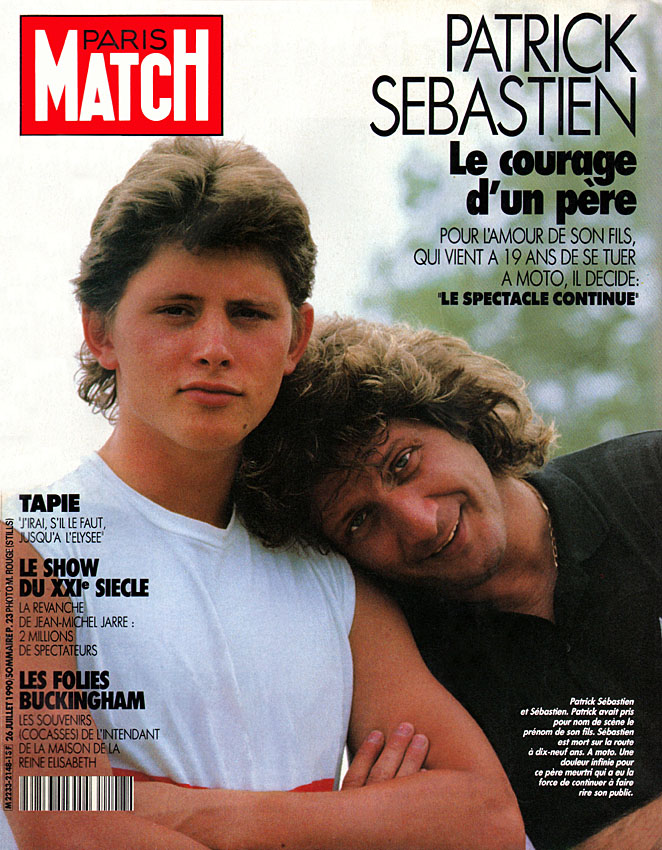Couverture Paris match num�ro 2148 de Juillet 1990