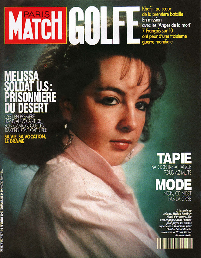 Couverture Paris match num�ro 2177 de F�vrier 1991