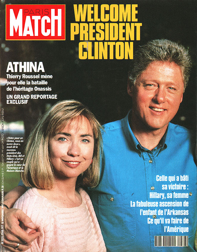 Couverture Paris match num�ro 2268 de Novembre 1992