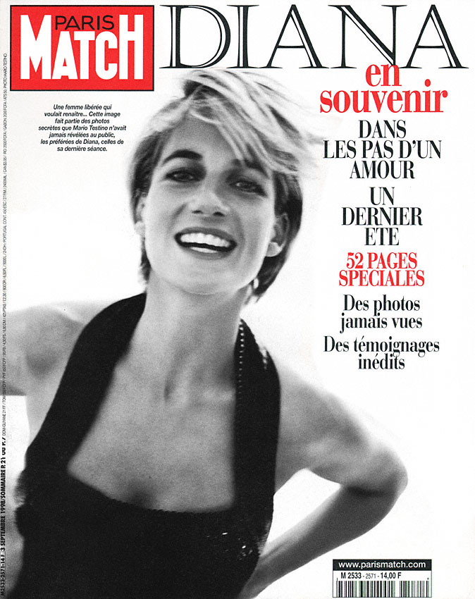 Couverture Paris match num�ro 2571 de Septembre 1998