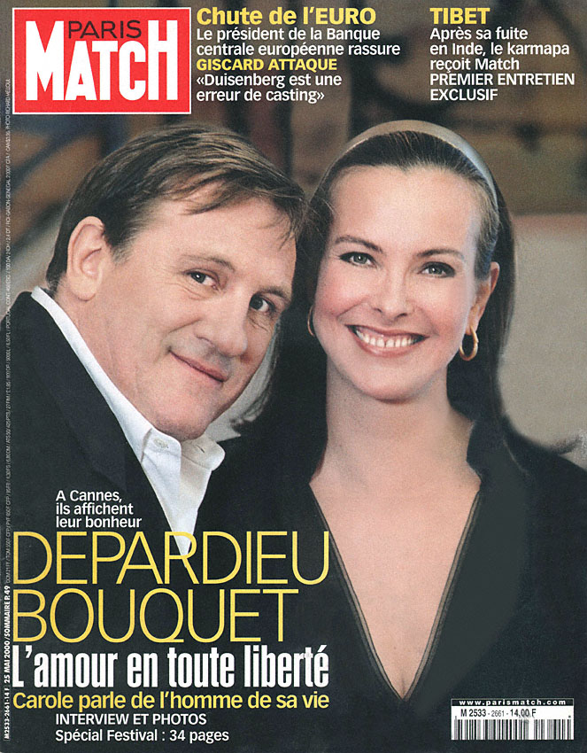 Couverture Paris match num�ro 2661 de Mai 2000