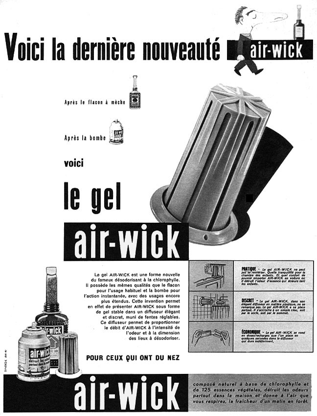 Marque Air-Wick 1955
