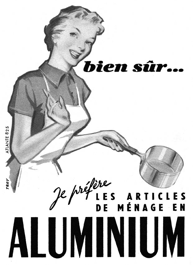 Publicit� Aluminium 1955