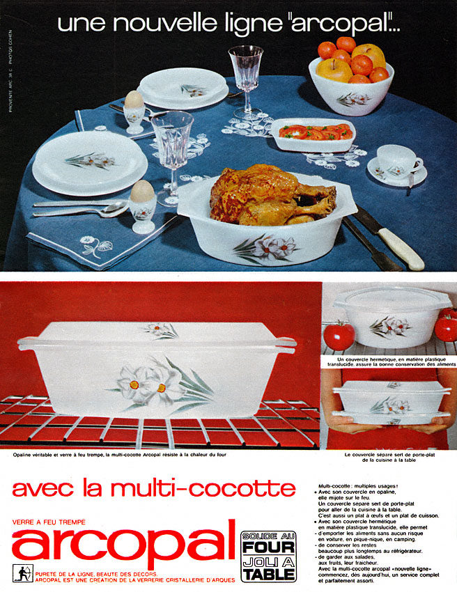 Publicit� Arcopal 1966