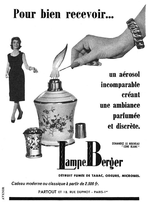 Publicit� Berger 1959