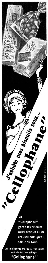 Publicit� Cellophane 1959