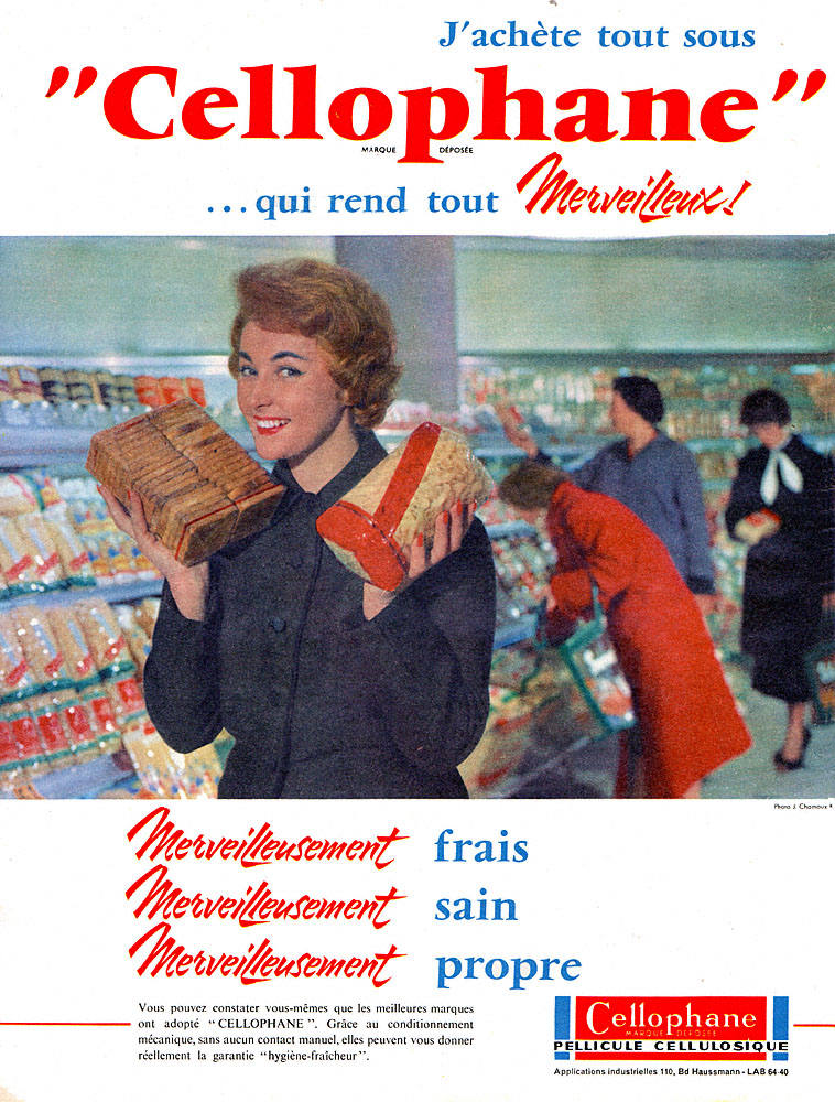 Publicit� Cellophane 1960
