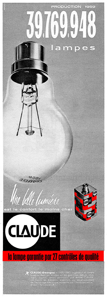 Marque Claude 1960