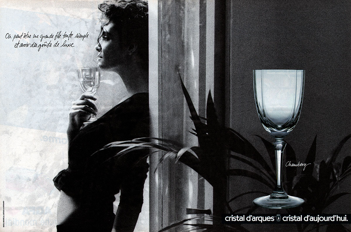 Publicit� Cristal D'Arques 1988