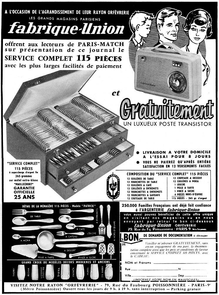 Marque Fabrique-Union 1959