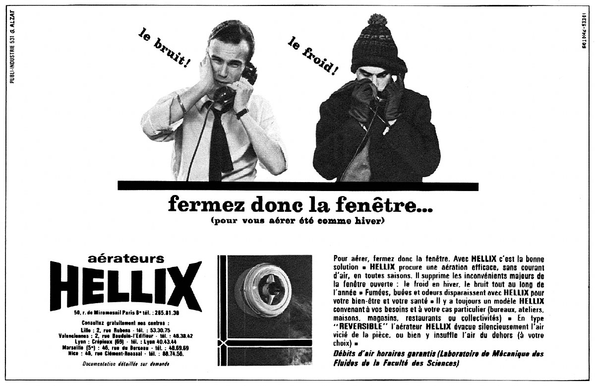 Publicit� Hellix 1968