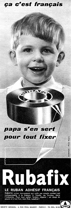 Publicit� Rubafix 1960