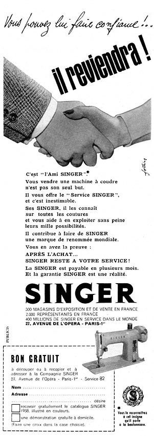 Marque Singer 1958