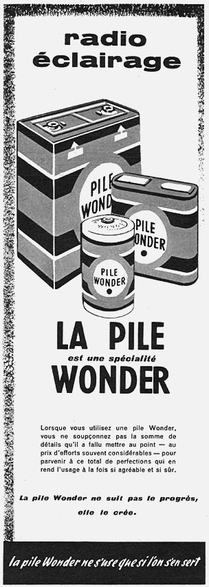 Marque Wonder 1958