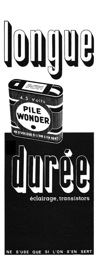 Marque Wonder 1963