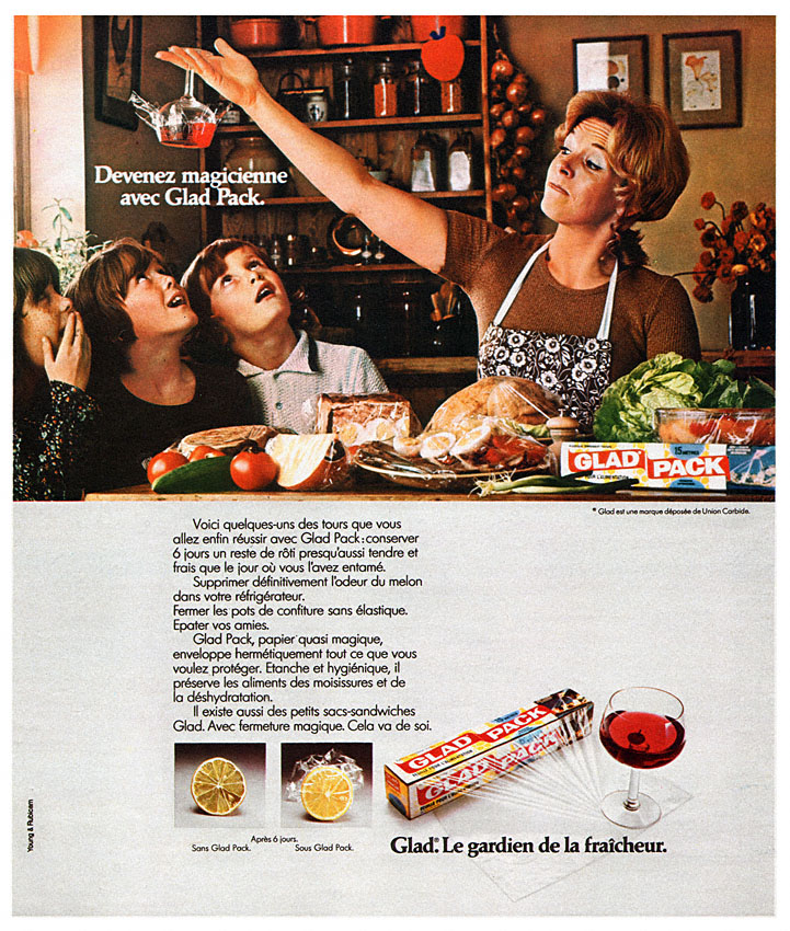 Publicit� Divers 1973