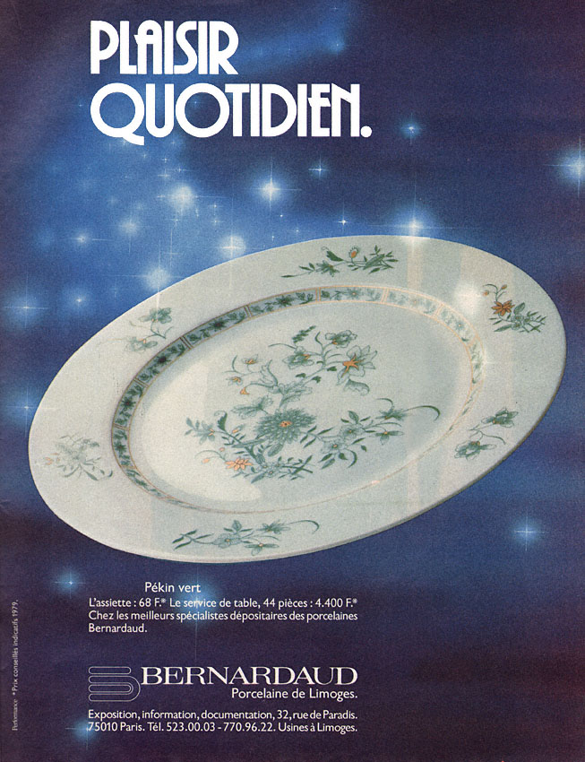 Publicit� Divers 1979