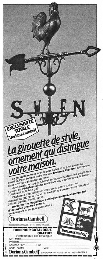 Publicit� Divers 1981