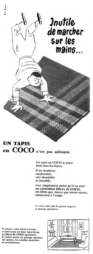 Publicit� Divers 1956