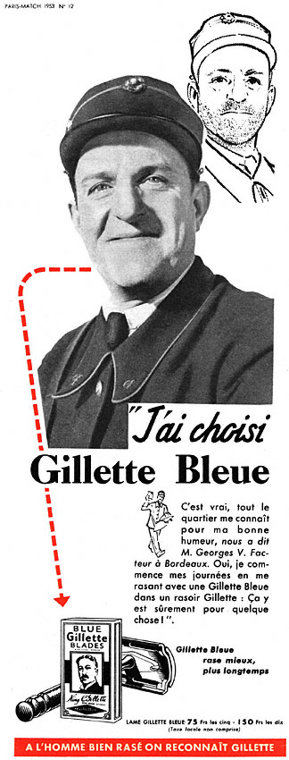 Marque Gilette 1953