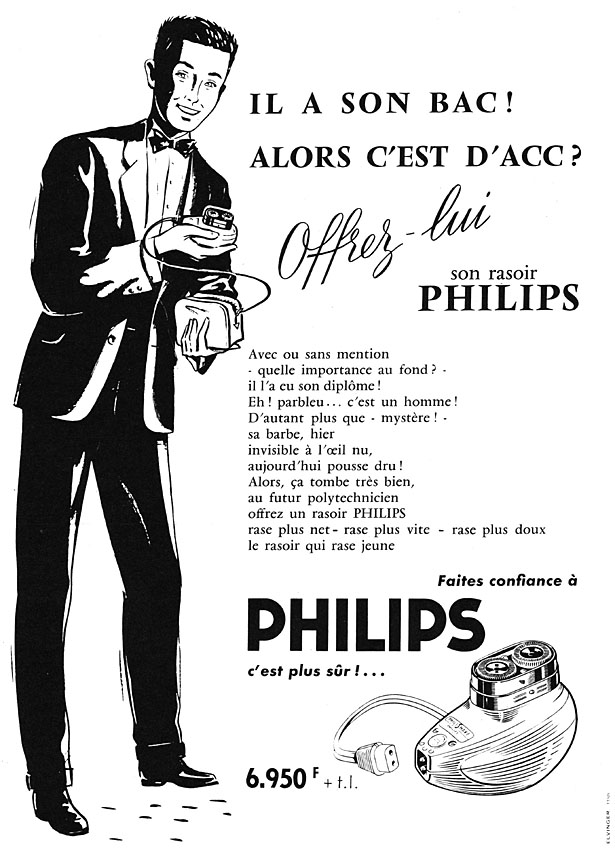 Publicit� Philips 1956