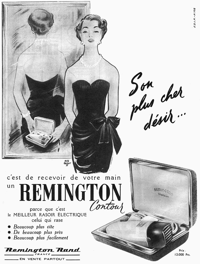 Publicit� Remington 1954