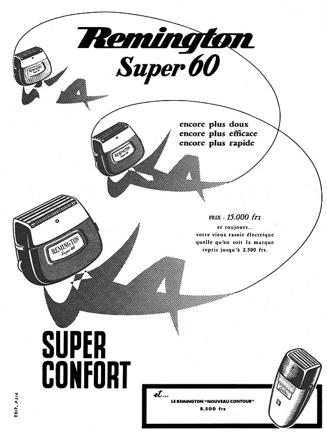 Publicit� Remington 1956