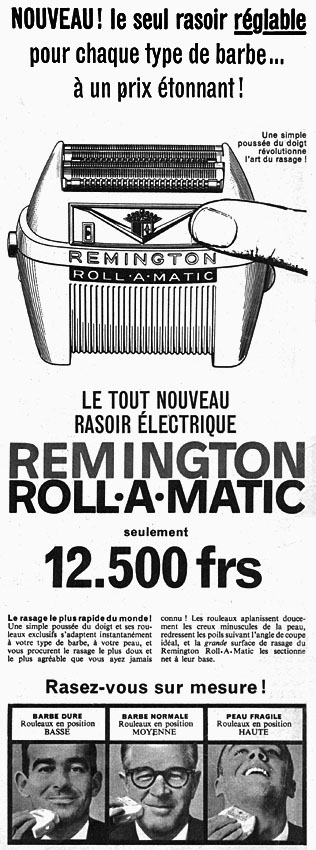 Publicit� Remington 1959