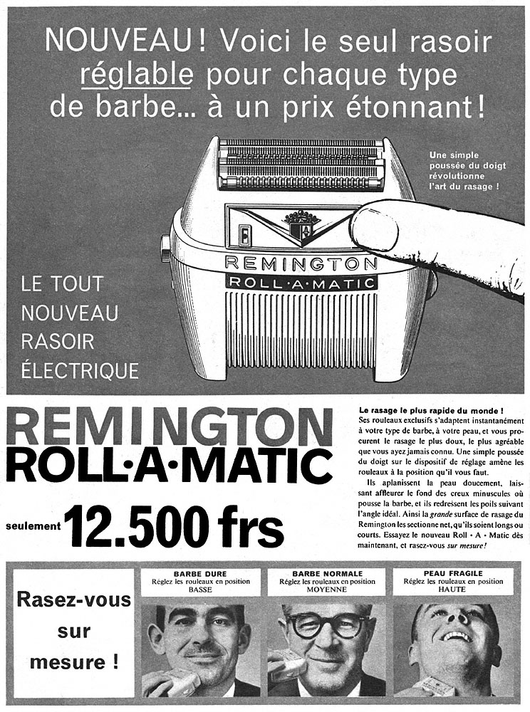 Publicit� Remington 1959