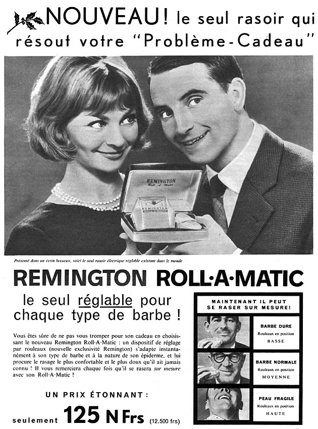 Publicit� Remington 1959
