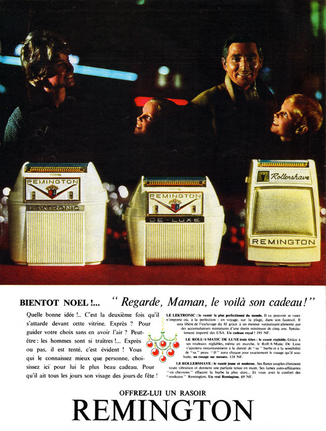 Publicit� Remington 1962