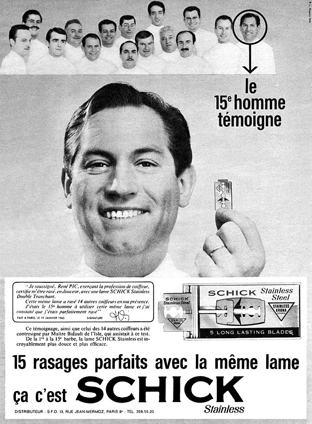 Marque Schick 1965