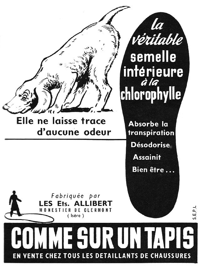 Publicit� Allibert 1954