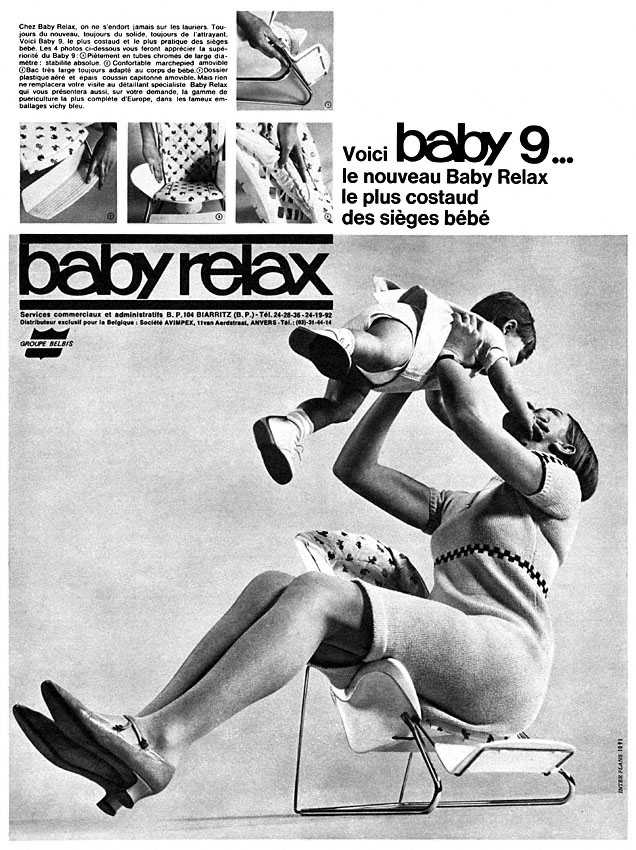 Publicit� Baby Relax 1966