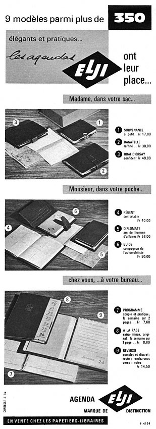 Publicit� Elji 1963