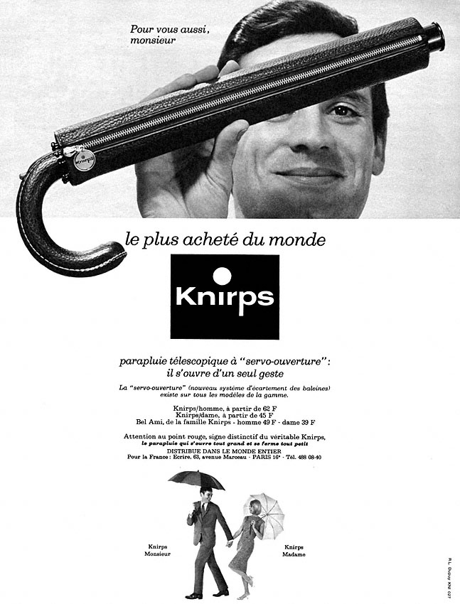 Publicit� Knirps 1966
