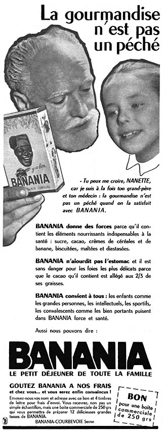 Marque Banania 1954