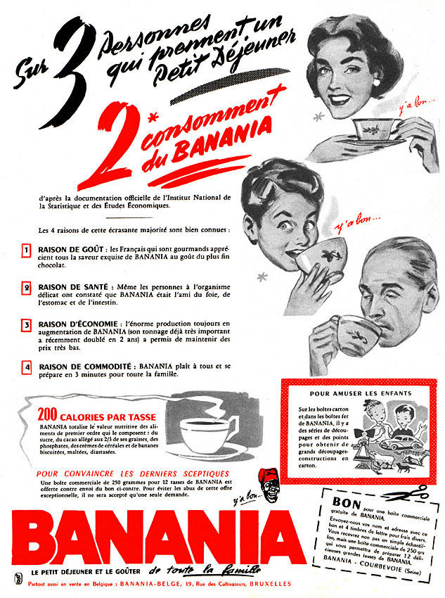Marque Banania 1956