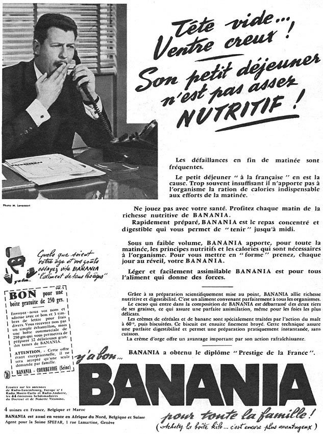 Marque Banania 1961
