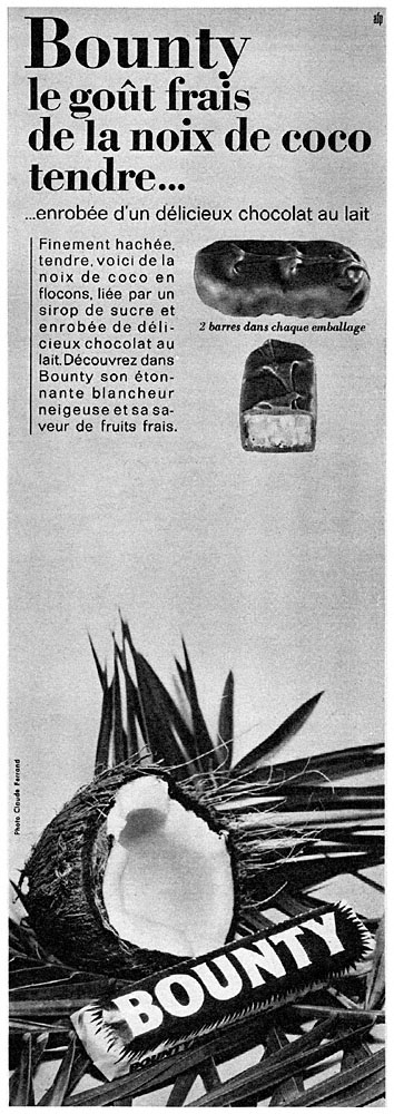 Publicit� Bounty 1965