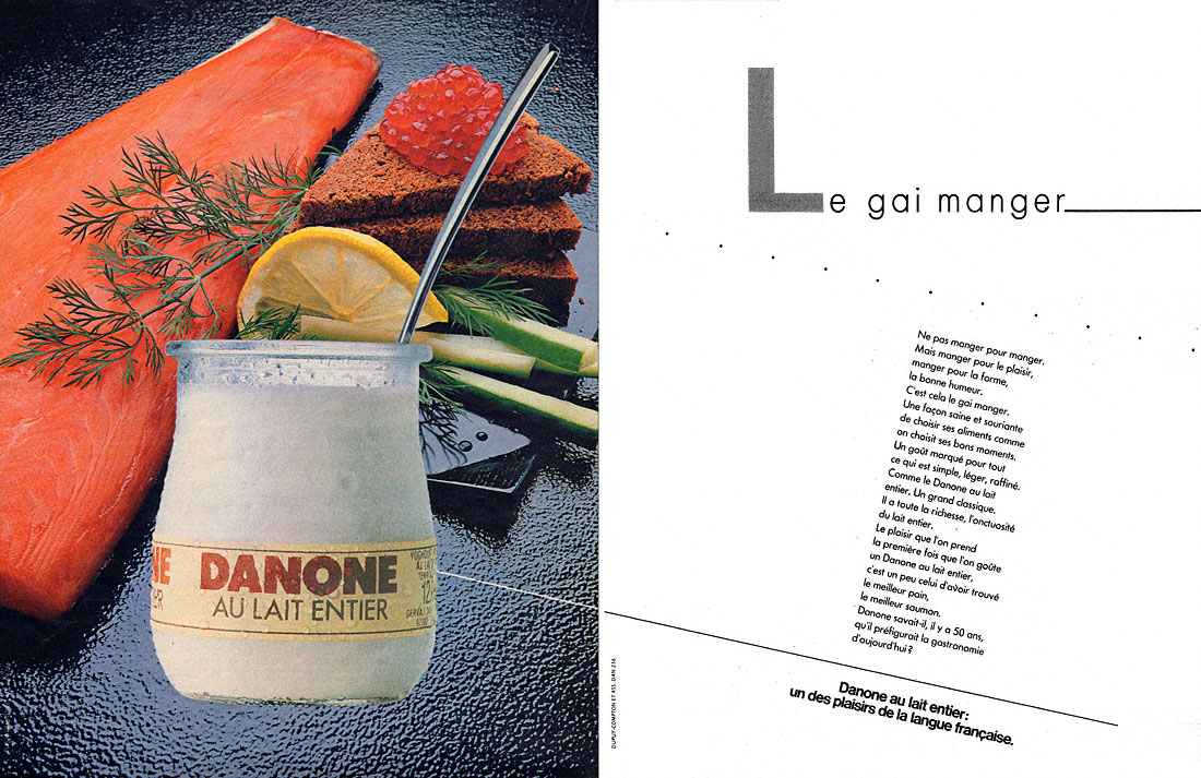 Publicit� Danone 1981