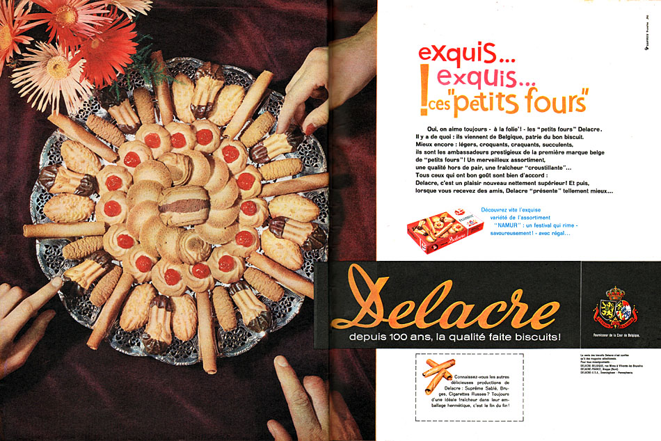 Publicit� Delacre 1961
