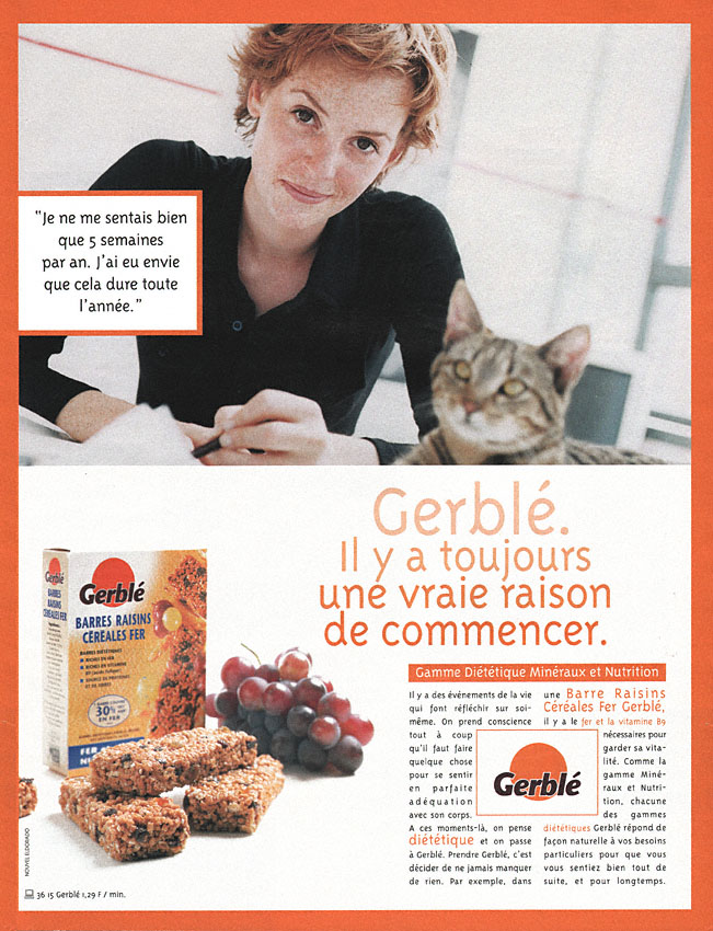 Publicit� Gerbl� 1999