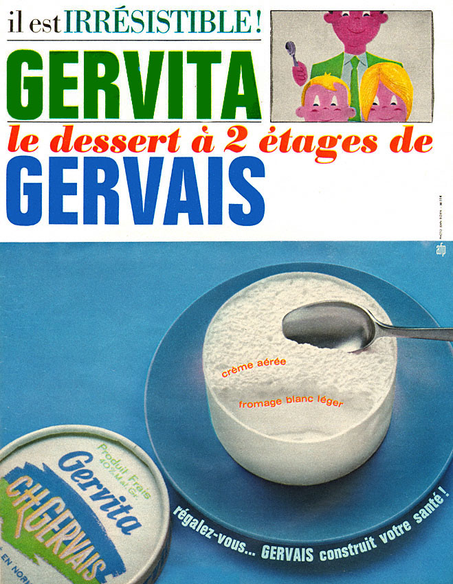 Publicit� Gervais 1964