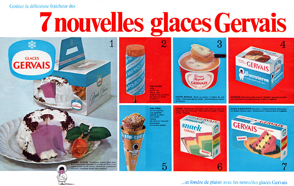 Publicit� Gervais 1965