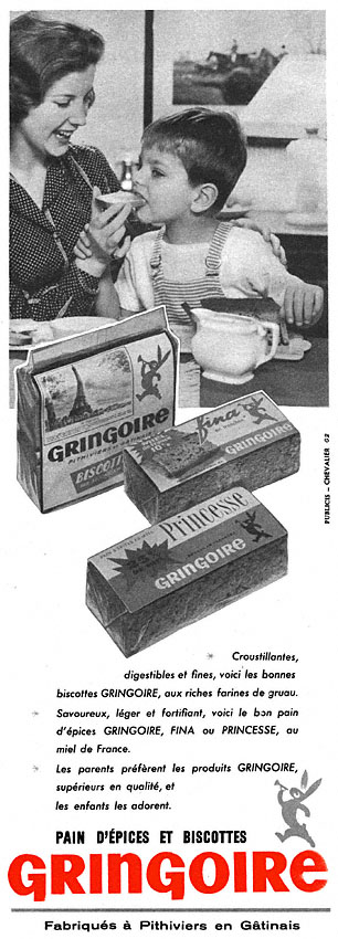 Publicit� Gringoire 1957