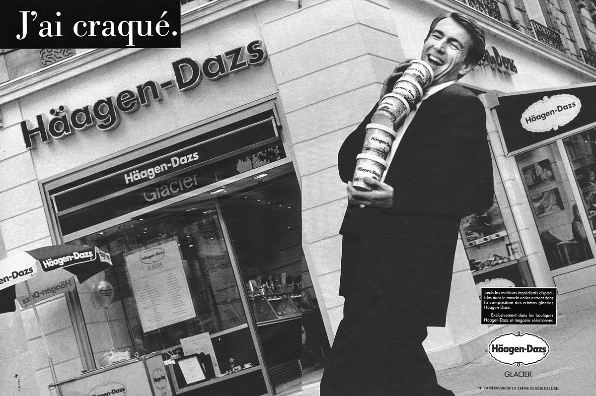 Publicit� Haagen Dazs 1991