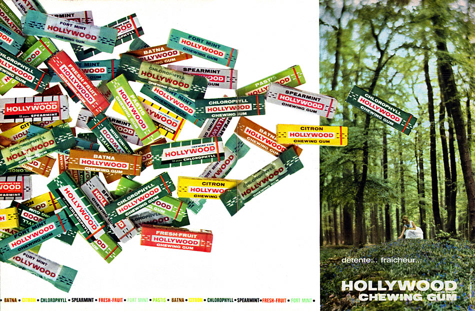 Publicit� Hollywood 1963