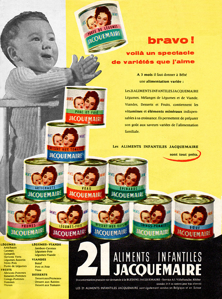 Publicit� Jacquemaire 1959