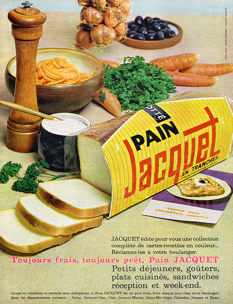 Publicit� Jacquet 1964